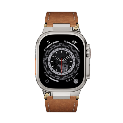 Deployment Buckle Leather Band