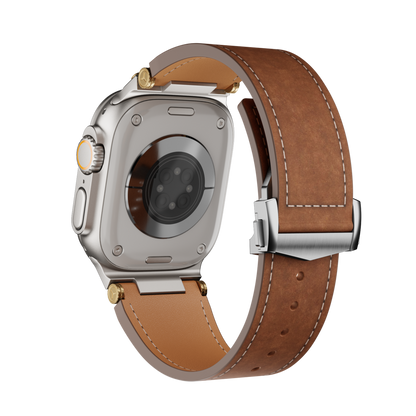 Deployment Buckle Leather Band