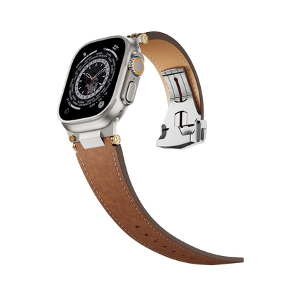 Deployment Buckle Leather Band