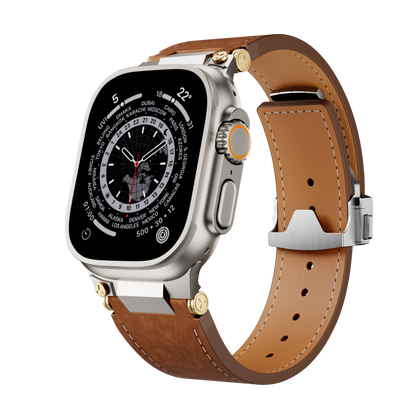 Deployment Buckle Leather Band