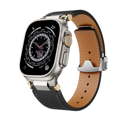 Deployment Buckle Leather Band