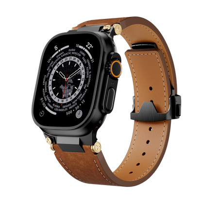 Deployment Buckle Leather Band