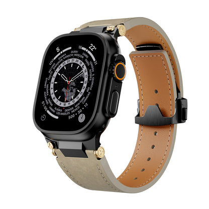 Deployment Buckle Leather Band