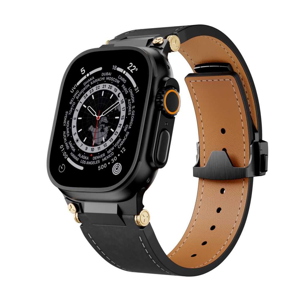 Deployment Buckle Leather Band