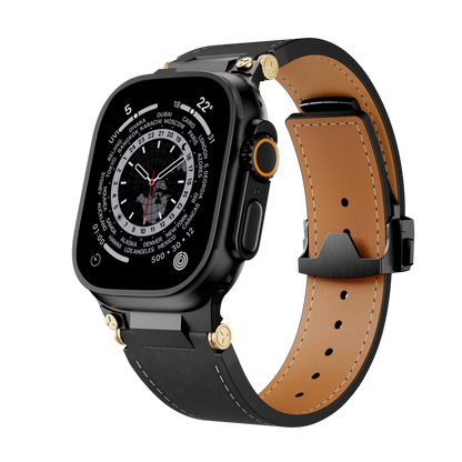 Deployment Buckle Leather Band