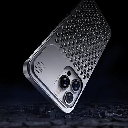 Titanium Aluminum Alloy Magnetic Case For iPhone