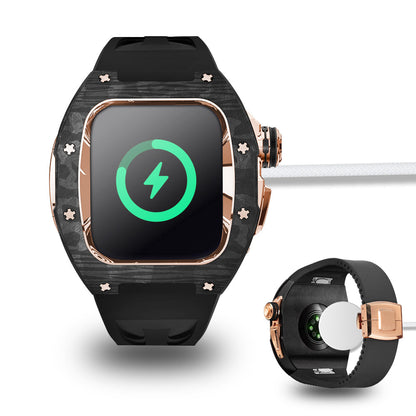RM7013 Carbon Fiber Case Retrofit Kit For Apple Watch