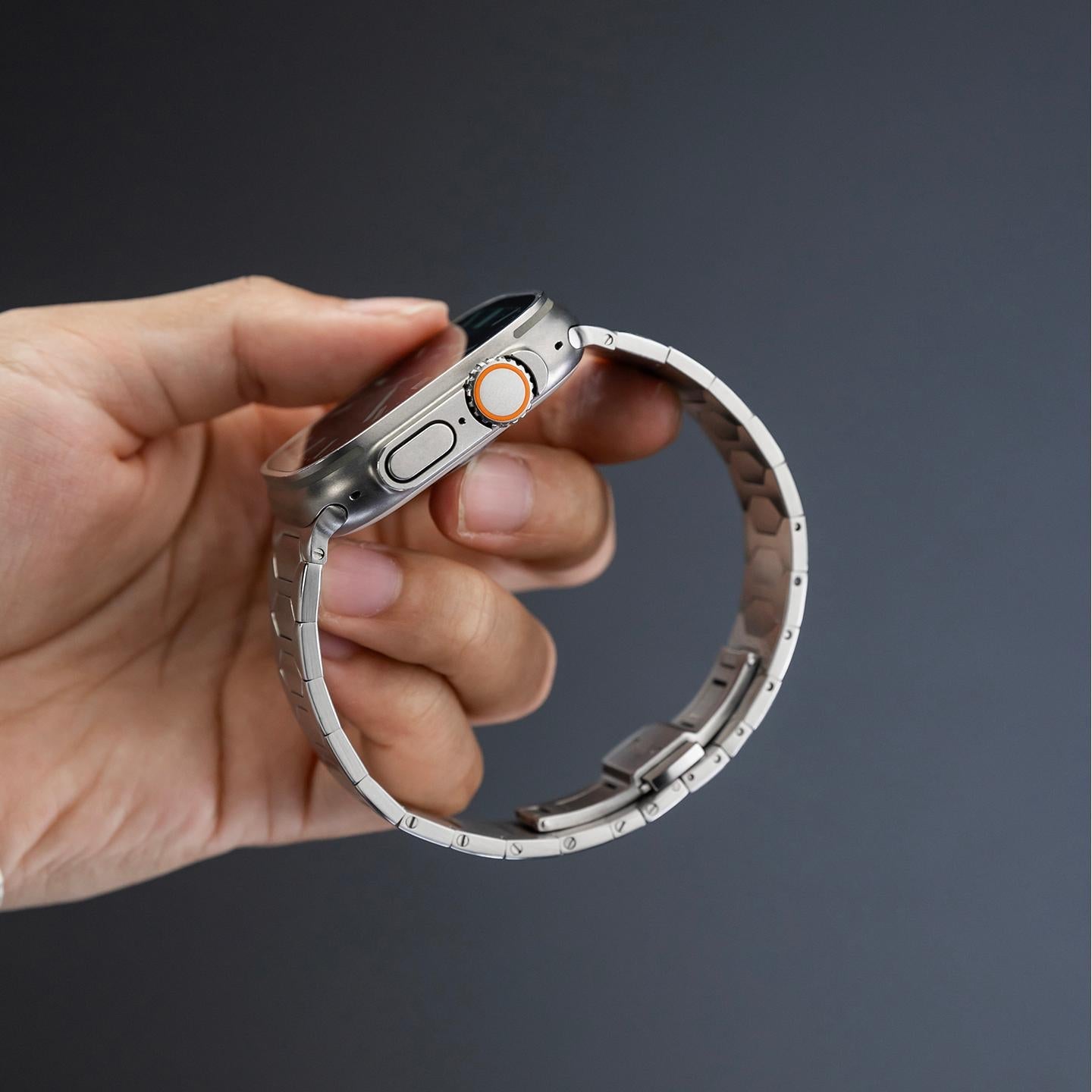 Luxe Stainless Steel Band For Apple Watch