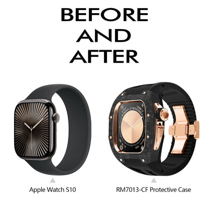 RM7013 Carbon Fiber Case Retrofit Kit For Apple Watch