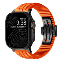 Orange Band-Black Buckle